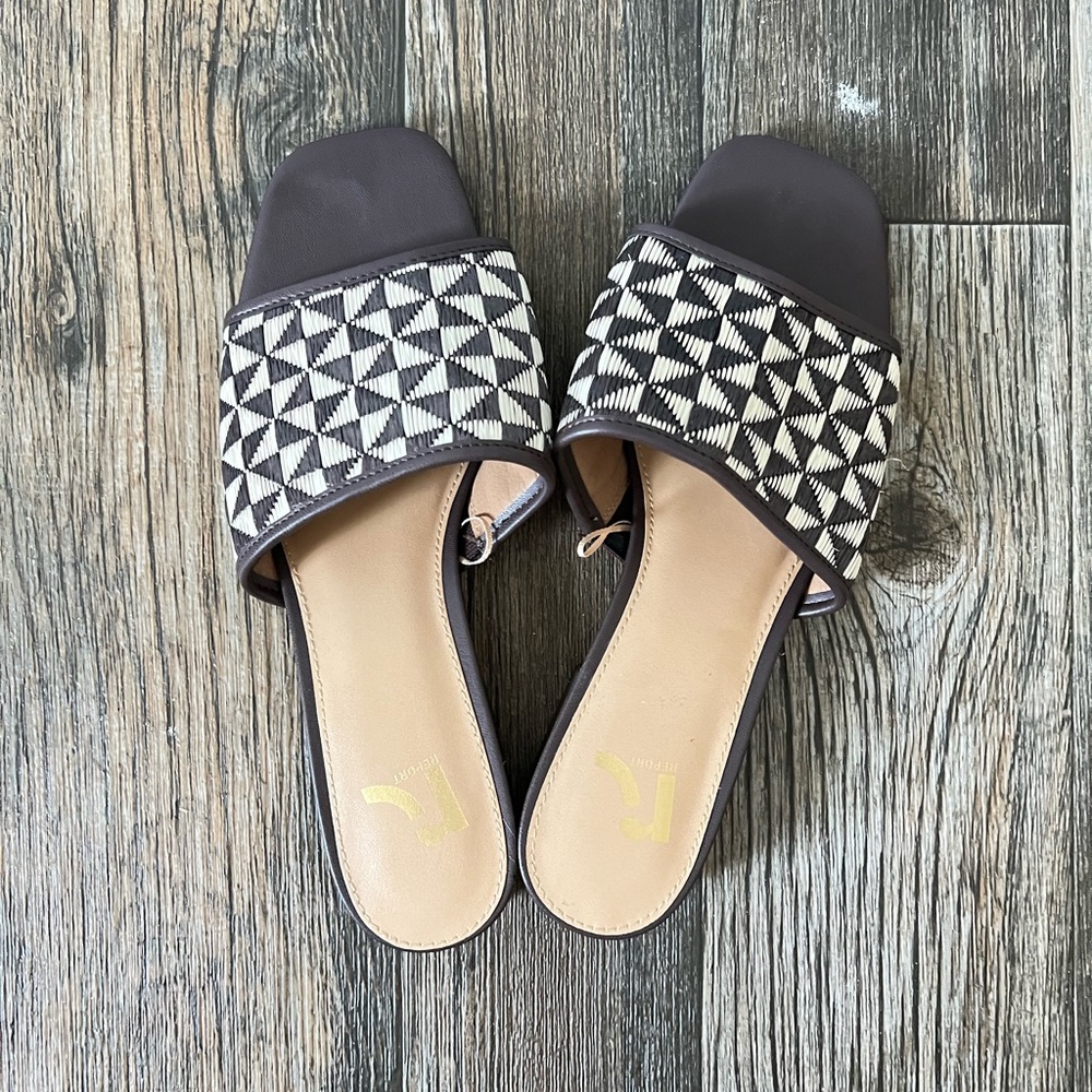 Report | Women’s | NEW | Chic Brown Sandals | Size 9.5